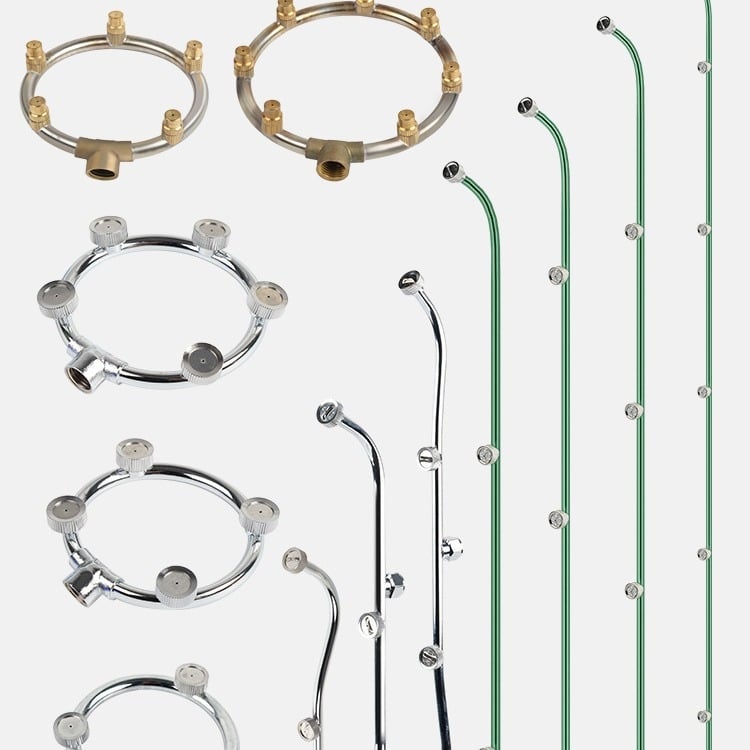 Atomizirajuća mlaznica spreja s prstenom, višekrilna, otporna na vjetar i podesiva (Tip: čajnik/zalijevanje/tuš glava; Materijal: OTHER; Marka: OTHER; Uvezeno: Ne)