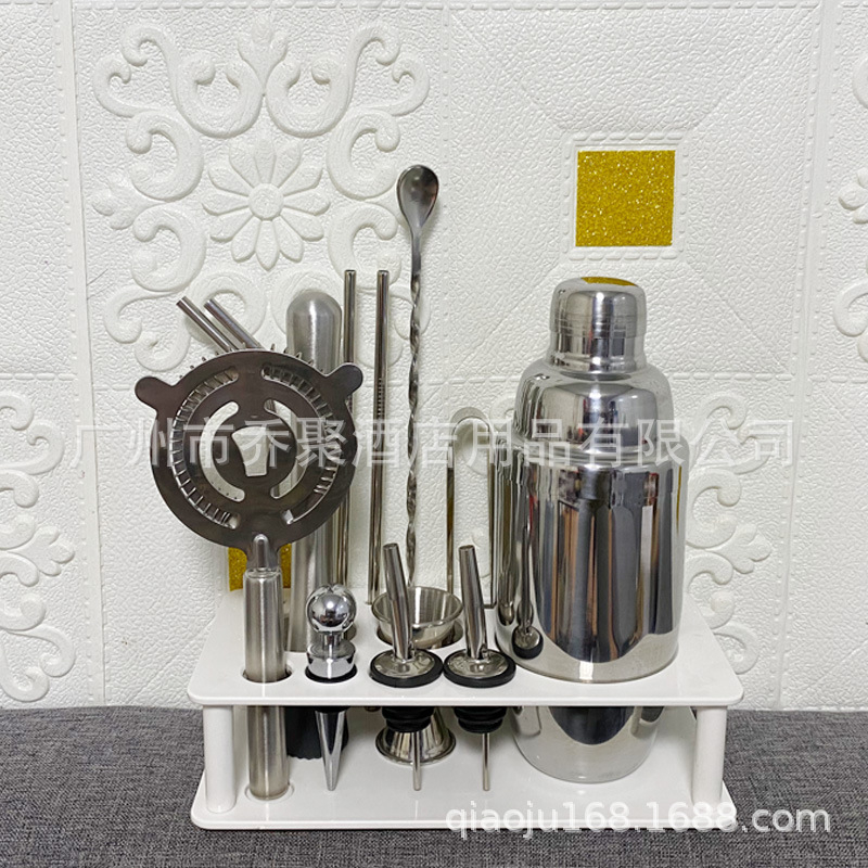 Set alata za barmena Joey – 13 kom, plastika, stil modernog jednostavnog dizajna