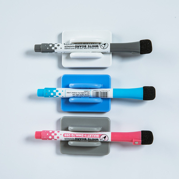 Μαγνητική γόμα πίνακα Funi BC-3366 με θήκη για στυλό και κλιπ για μαρκαδόρους νερού