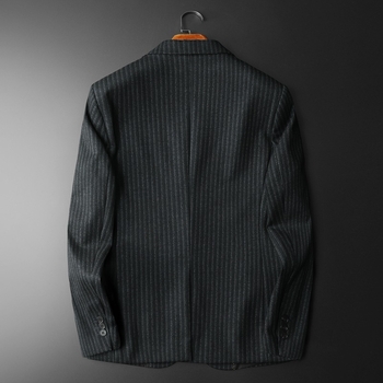 Muško sako u korejskom stilu, casual, slim fit, rever, jednostruko kopčanje na jedno dugme, model blok boja, tkanina od pamuk-poliester smjese