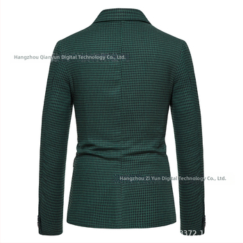 Casual odijelo za muškarce - gradski stil (uski kroj; jednoslojno kopčanje; plitki rever; dugi rukavi; jednobojni uzorak)