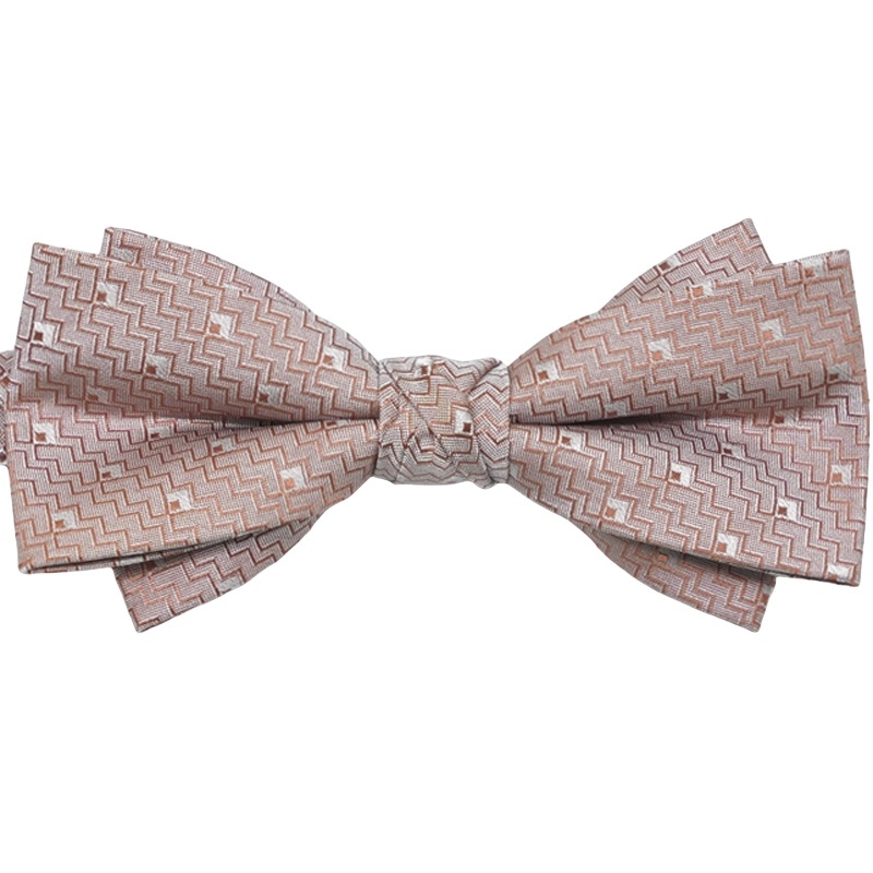 Γραβάτα για άνδρες, κορεατικού στυλ, σχήμα βέλους, γεωμετρικό σχέδιο, πολυεστερική κλωστή