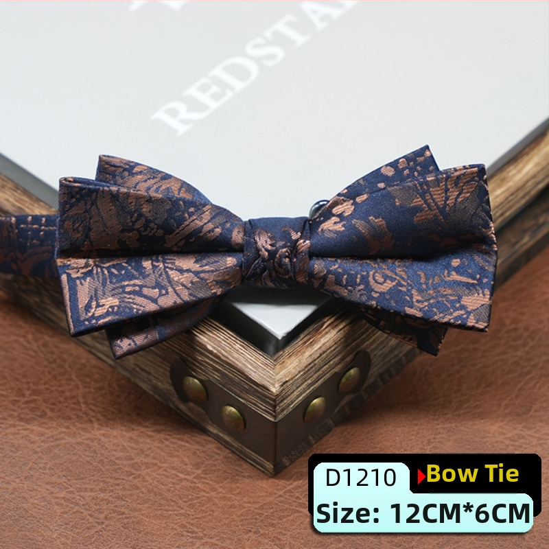 Pánska motýlika, kórejský štýl, šípovitý tvar, geometrický vzor, jacquardové tkanie