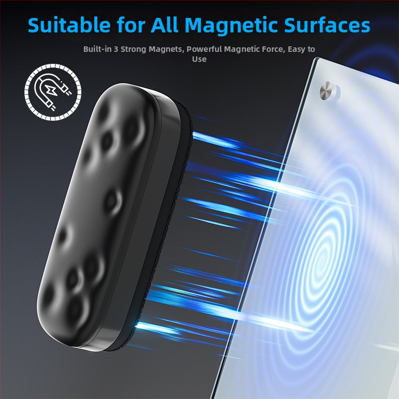 Magnetická guma na bielu tabuľu so sametovou povrchovou úpravou a ABS zadnou stranou – sada na suché mazanie (Eraser 06)