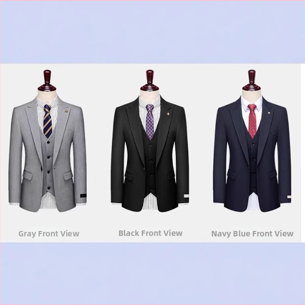 Esküvői öltöny vőlegénynek, Slim Fit, egygombos, peaked lapel, hátul középső hasítás, vasalást nem igényel