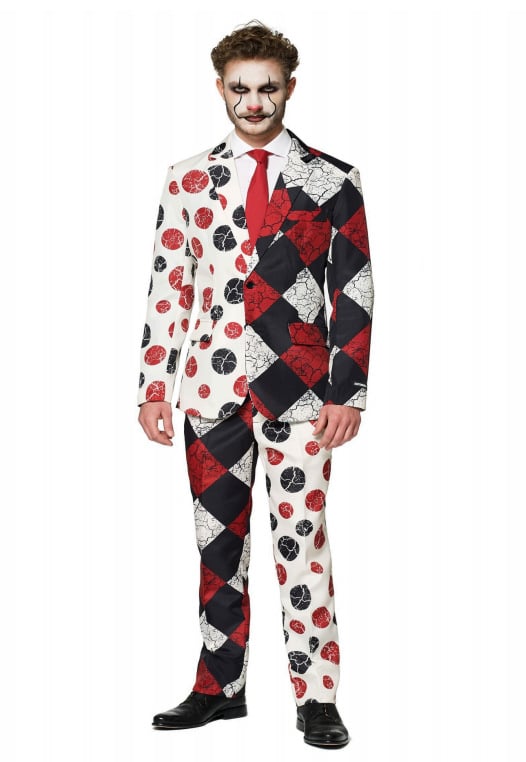 Muški casual kostim-set s 3D cvjetnim printom, slim fit, stojeći ovratnik, zatvaranje s dva gumba, lagana tkanina