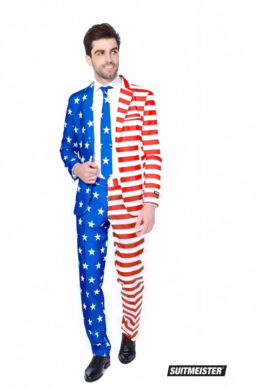 Muški casual kostim-set s 3D cvjetnim printom, slim fit, stojeći ovratnik, zatvaranje s dva gumba, lagana tkanina