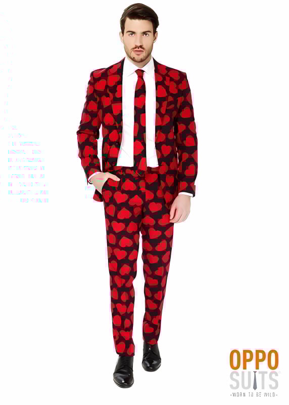 Muški casual kostim-set s 3D cvjetnim printom, slim fit, stojeći ovratnik, zatvaranje s dva gumba, lagana tkanina