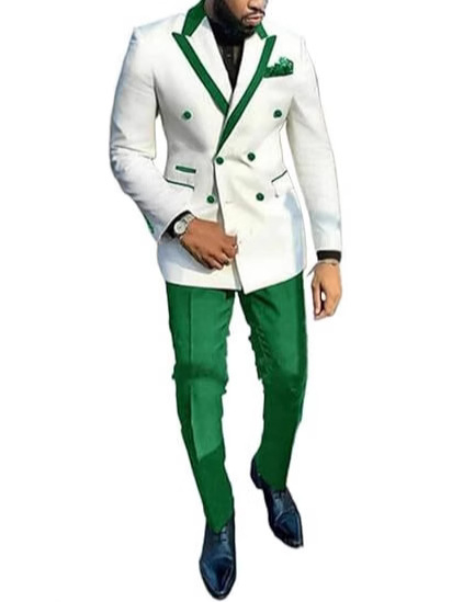 Kétszárnyas öltöny két részből, Slim fit, notch gallér, 6 gombos kétsoros, anyaga 30% pamutot tartalmazó keverék