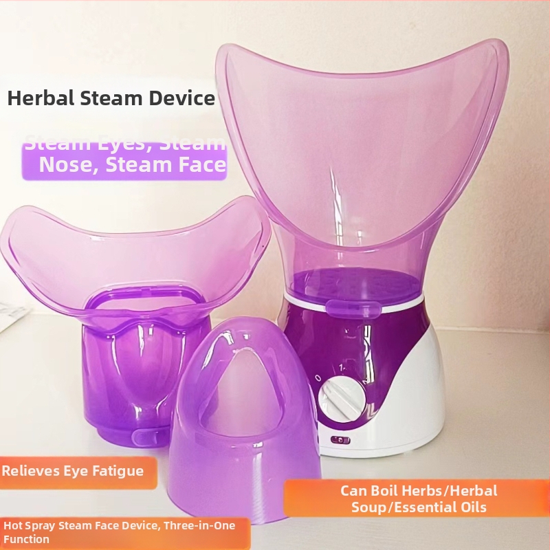 Jednotka s tromi funkciami parného ošetrenia tváre a očí, horúci postrek; čas hmly 31–60 s; druhý stupeň; telo s postrekom povlakom.