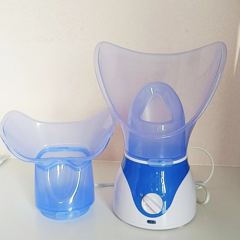 Dispozitiv cu trei funcții pentru față și ochi, abur cald și fumigație; timp ceață 31–60 s; a doua treaptă; carcasă cu acoperire prin pulverizare.