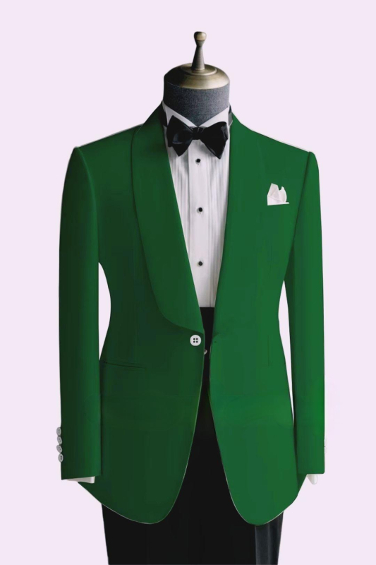 Férfi slim-fit blézer — egyrészes, 100% poliészter, tavasz-ősz