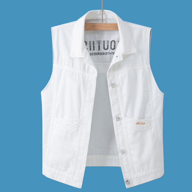 Muška ležerna vest, kardigan u korejskom stilu, široki kroj, rever, jednostruko kopčanje, poliester mješavina