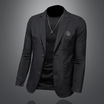 Muški Slim Fit Oblek; Corduroy Tkanina; Glavna Lanne Látka; Proljeće 2025