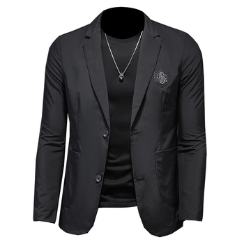 Muški Slim Fit Oblek; Corduroy Tkanina; Glavna Lanne Látka; Proljeće 2025