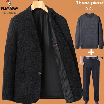 Muško Corduroy sako, Slim Fit, Dva gumba, Notch ovratnik, Više džepova, Business Casual