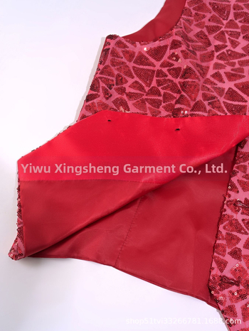 Pánska vesta so flitrami, V výstrih, jednoprsné zapínanie, polyester, štyri ročné obdobia, retro casual