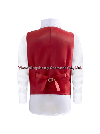 Pánska vesta so flitrami, V výstrih, jednoprsné zapínanie, polyester, štyri ročné obdobia, retro casual