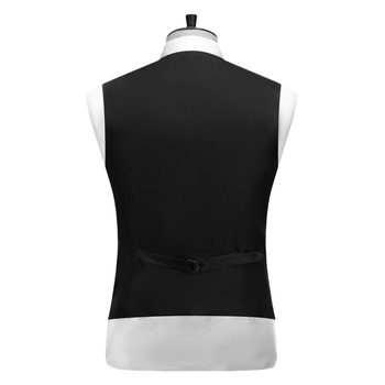 Prsluk - uski kroj, V izrez, jednostruko kopčanje, korejski stil, poliesterova mješavina