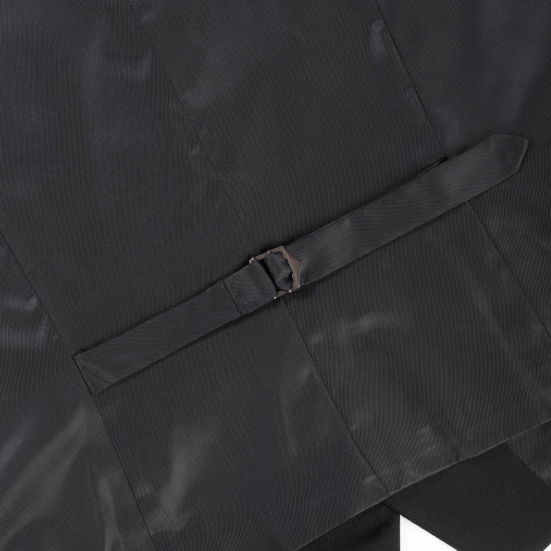 Prsluk - uski kroj, V izrez, jednostruko kopčanje, korejski stil, poliesterova mješavina