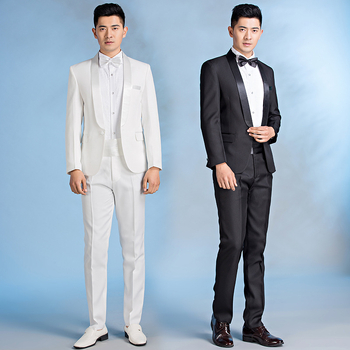 Costum de scenă pentru bărbați, de înaltă calitate, stil business ușor, detaliu patch, nasture pe un rând, material principal: bumbac, țesătură din fibre chimice, potrivit pentru patru anotimpuri