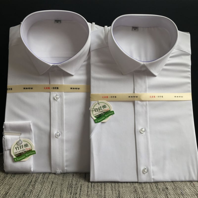 Muška košulja: otporna na bore, bez glačanja, mikroelastična, slim fit, dugi rukavi