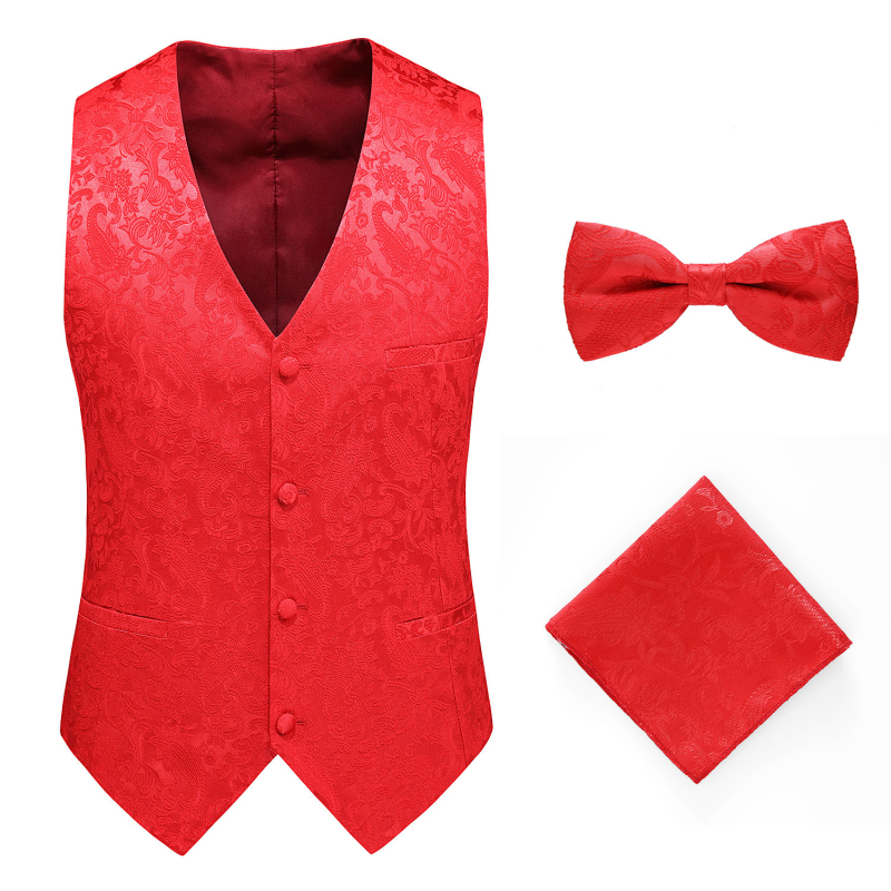 Muška vesta Slim-fit, jednostruko kopčanje, V-izrez, pamukova smjesa