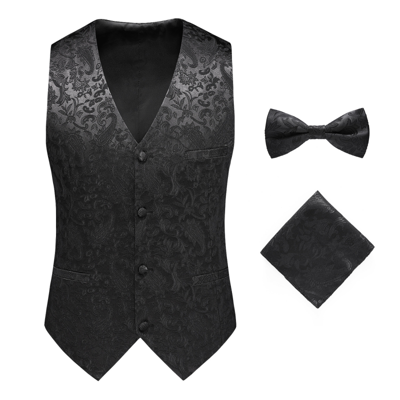 Muška vesta Slim-fit, jednostruko kopčanje, V-izrez, pamukova smjesa