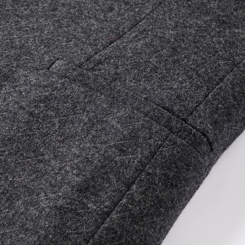 Muški Slim-Fit sako od korduroja s lanenim sastavom, Notch ovratnik, dvije gumba, dugi rukavi, zaobljeni rub, višestruki džepovi