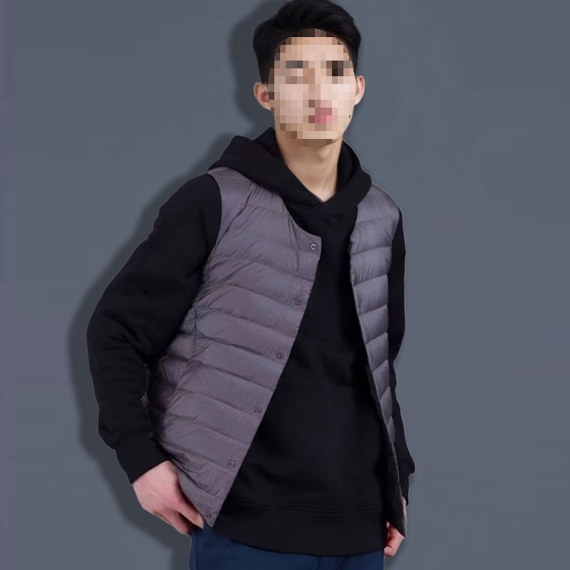 Pamukasti prsluk, slim fit, s kapuljom, flis podstava, Corduroy tkanina
