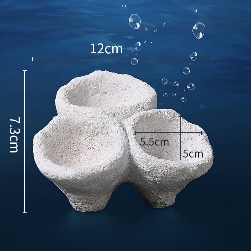 Κεραμική βάση για θαλάσσιες ανεμώνες και διακόσμηση ενυδρείου – αντι-διαφυγής, καταφύγιο αναπαραγωγής, μάρκα Fuliqi