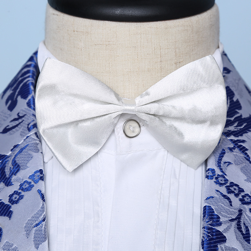 Muški dvodijelni odijelo s životinjskim tiskom, za banket, uski kroj, dugi rukavi, jednoredno kopčanje, poliesterova smjesa