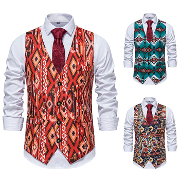 Pamut töltésű mellény, szűk szabású, egysoros gombolás, rombusz mintázat, poliészter 95%