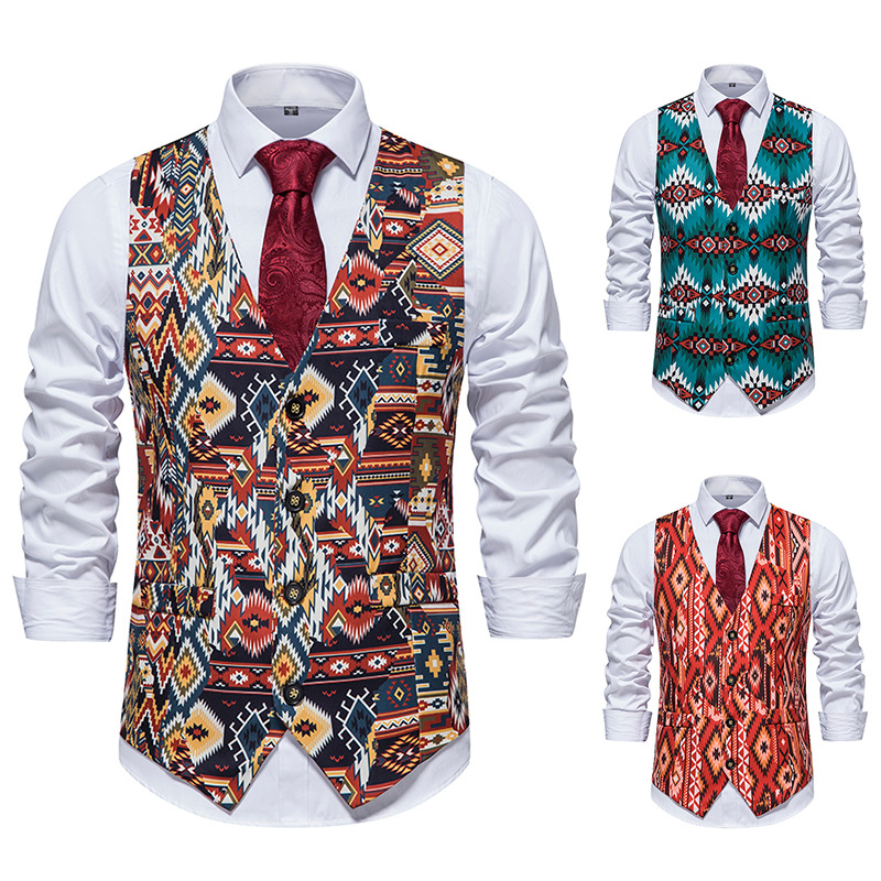 Pamut töltésű mellény, szűk szabású, egysoros gombolás, rombusz mintázat, poliészter 95%