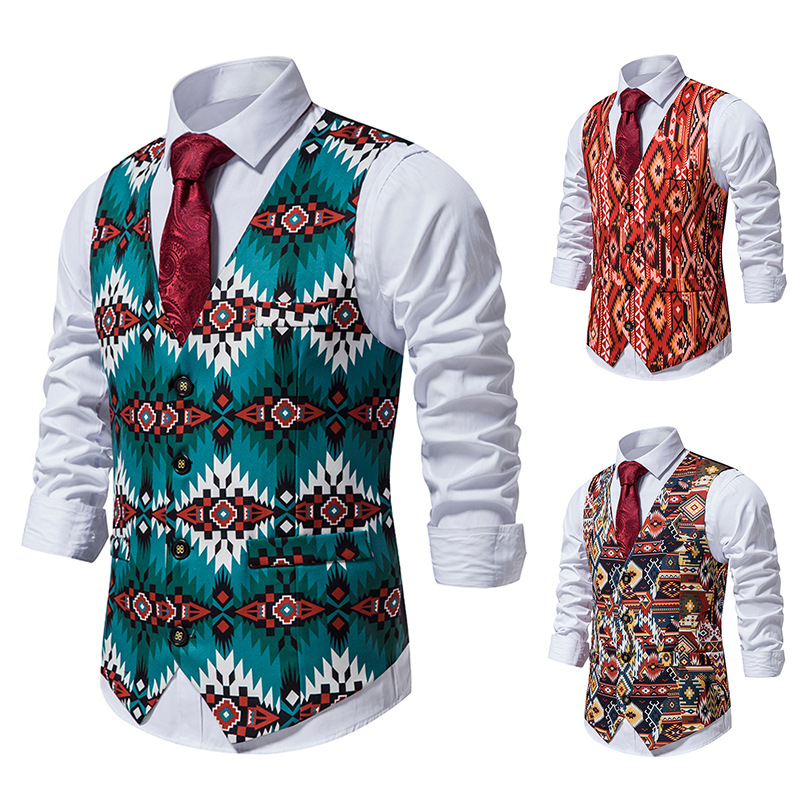 Pamut töltésű mellény, szűk szabású, egysoros gombolás, rombusz mintázat, poliészter 95%