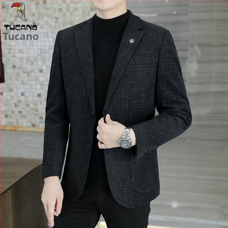 Woodpecker muško sako za sve sezone – poslovni casual stil, opuštena kroj, visoke kvalitete, materijal otporan na nabore, plus veličine