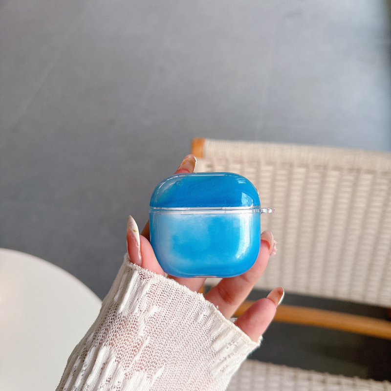 Svjetleći zaštitni kućište za AirPods – za AirPods 4. generacije i AirPods Pro/3. generacije; Materijal: PC+TPU; Oblik: Sve-u-jednom; Izrada: injekcijsko oblikovanje