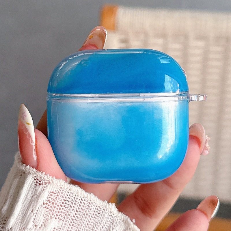 Svjetleći zaštitni kućište za AirPods – za AirPods 4. generacije i AirPods Pro/3. generacije; Materijal: PC+TPU; Oblik: Sve-u-jednom; Izrada: injekcijsko oblikovanje