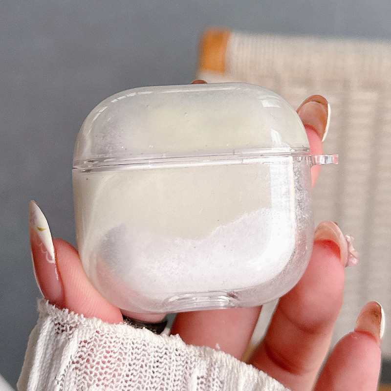 Svjetleći zaštitni kućište za AirPods – za AirPods 4. generacije i AirPods Pro/3. generacije; Materijal: PC+TPU; Oblik: Sve-u-jednom; Izrada: injekcijsko oblikovanje