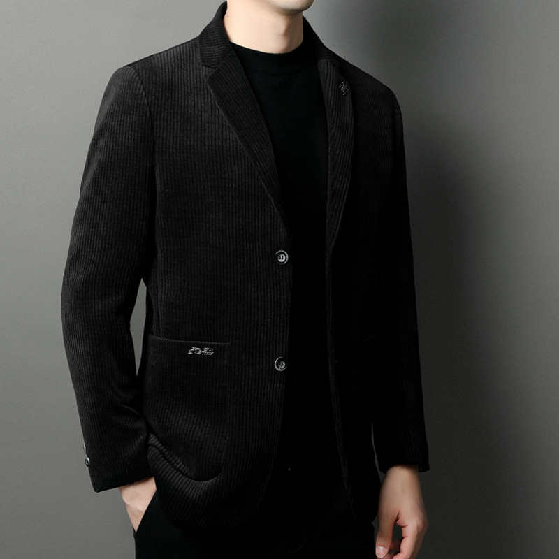 Sako slim-fit, ovratnik odijela, dvostruko kopčanje, 50% poliester