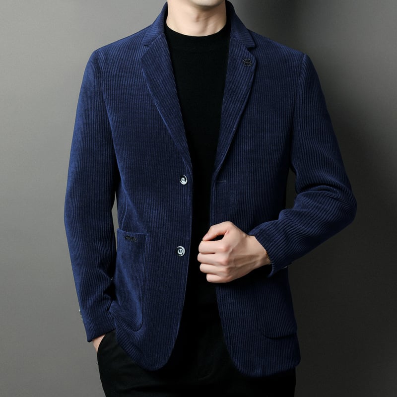 Sako slim-fit, ovratnik odijela, dvostruko kopčanje, 50% poliester