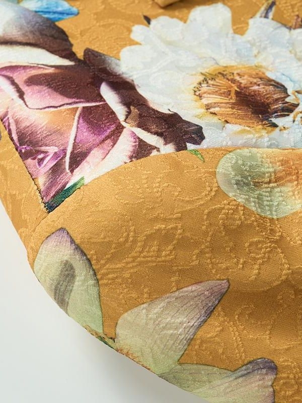 Korejski stil, uski kroj muški poslovni odijelo s cvjetnim jacquardom, tkanina od pamuka i poliestera, podstava poliester, bez peglanja, pogodan za četiri sezone