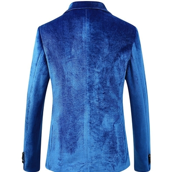 Muški corduroy kostim, opušten kroj, rever, kopčanje s jednim gumbom, ukrasni šav, corduroy tkanina 100% poliester, podstava poliester, jednobojna boja, dugi rukavi, standardna dužina, proljetno-jesenski stil