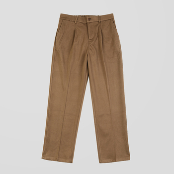 Férfi téli vastagított egyenes szárú nadrág, poliészter anyag, hátul elasztikus derék, üzleti és hétköznapi viselet