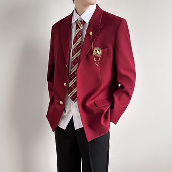 Muško sako ležernog kroja, rever, dvostruko kopčanje, 100% poliester