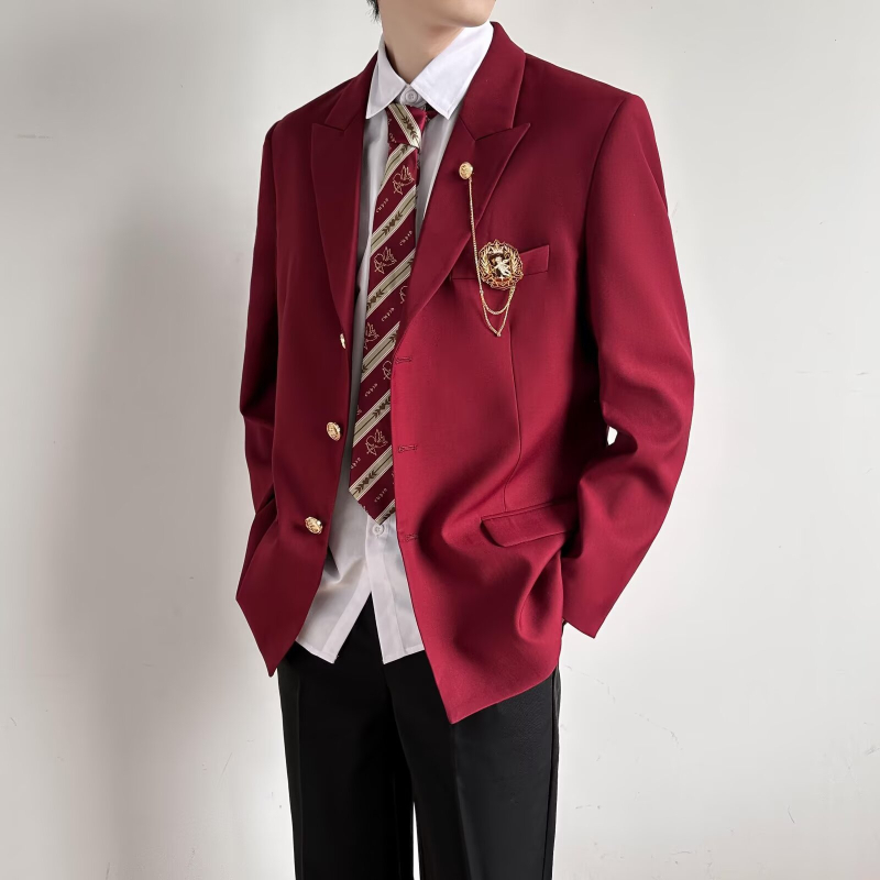 Muško sako ležernog kroja, rever, dvostruko kopčanje, 100% poliester