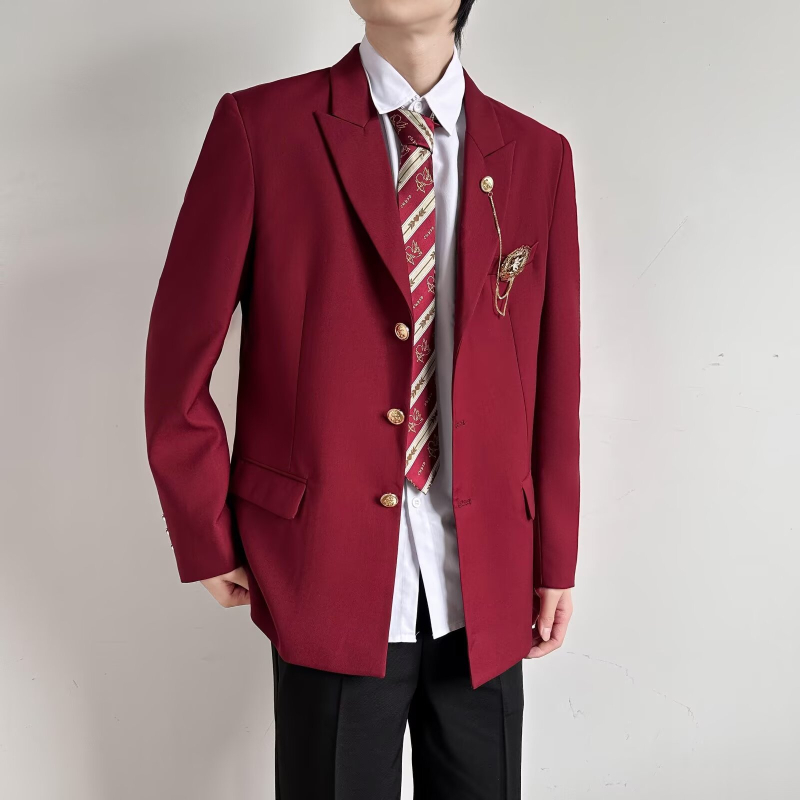 Muško sako ležernog kroja, rever, dvostruko kopčanje, 100% poliester