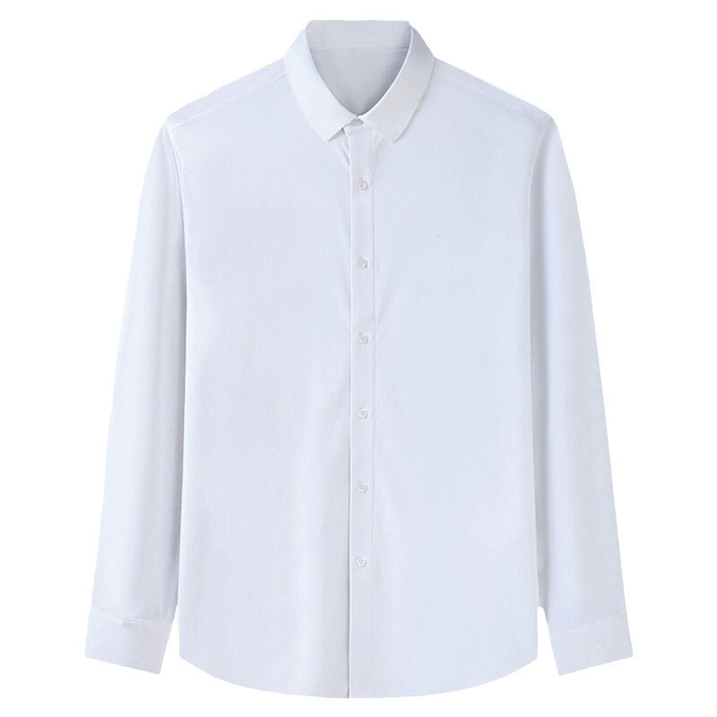Muška košulja - slim fit, dugi rukavi, kvadratni ovratnik, poslovno-ležerno