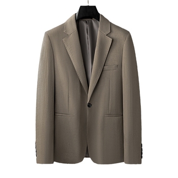 Muški odijelo bez glačanja, modalno-polyester smjesa (50% polyester), podstava poliester, slim fit, više džepova, lagani poslovni stil