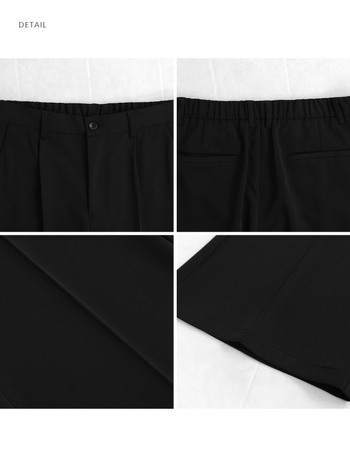 Öltönynadrág mikro-flare szabású, széles lábszárú, poliészter 95% / pamut keverék, vasalás nélkül, mikro-elasztikus